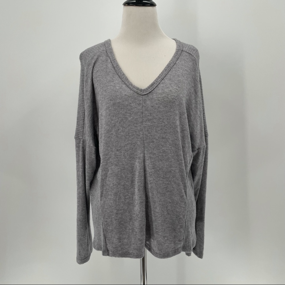 Lavender Field Woman’s Gray Sweater